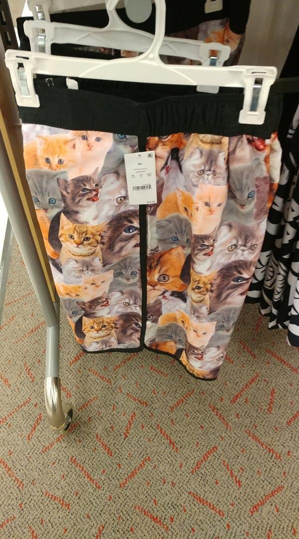 Saw these in the MEN'S swimwear section at Target. We are doomed.