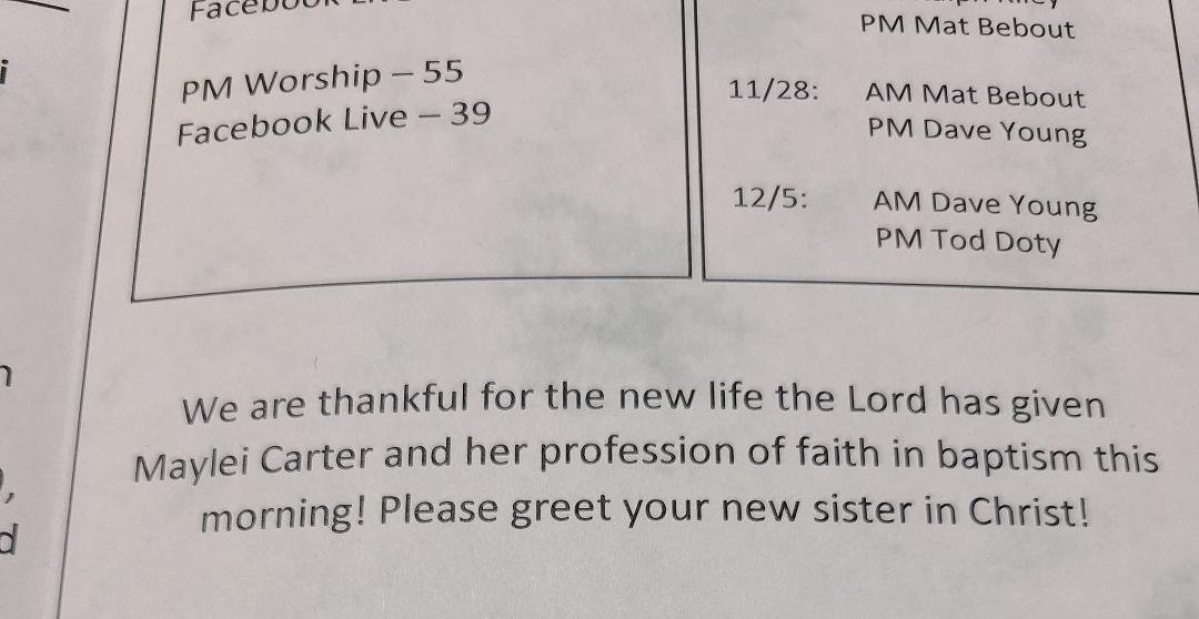 So blessed and filled with joy that today, my Daughter Mayleiona, will be baptized and making a confession of her faith. God is so good to work in the hearts of my children.