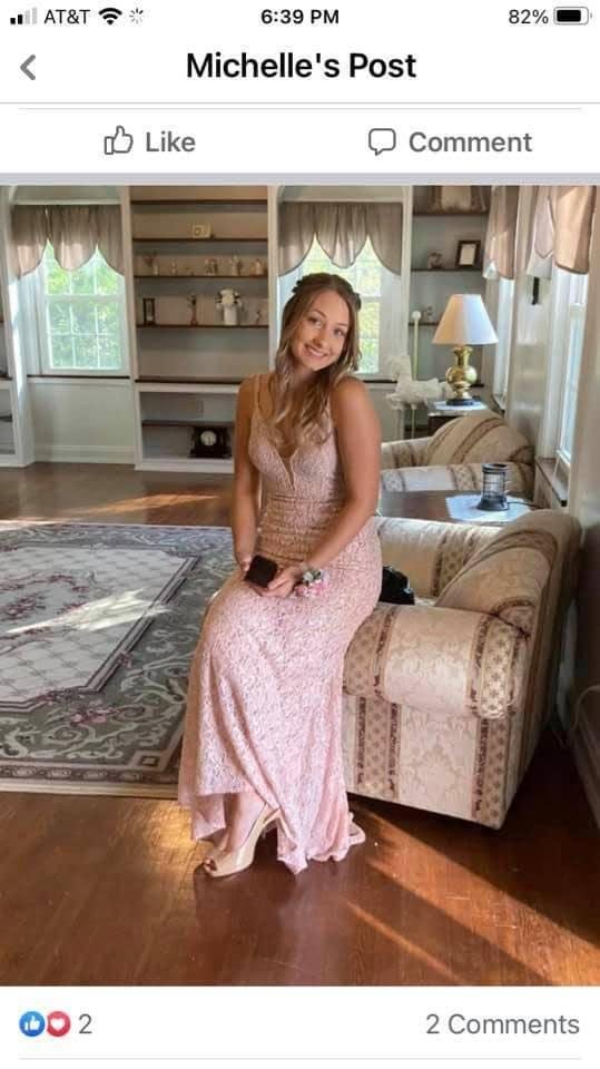 My granddaughter Ashley’s prom night