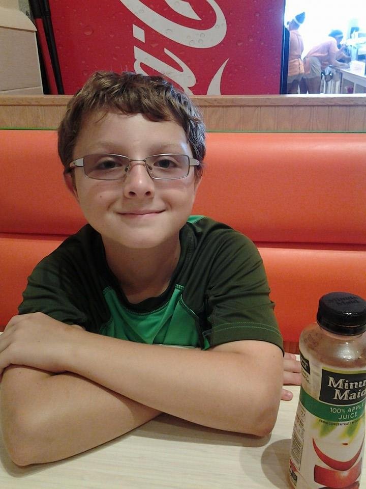 Post ride apple juice and pizza at Preps