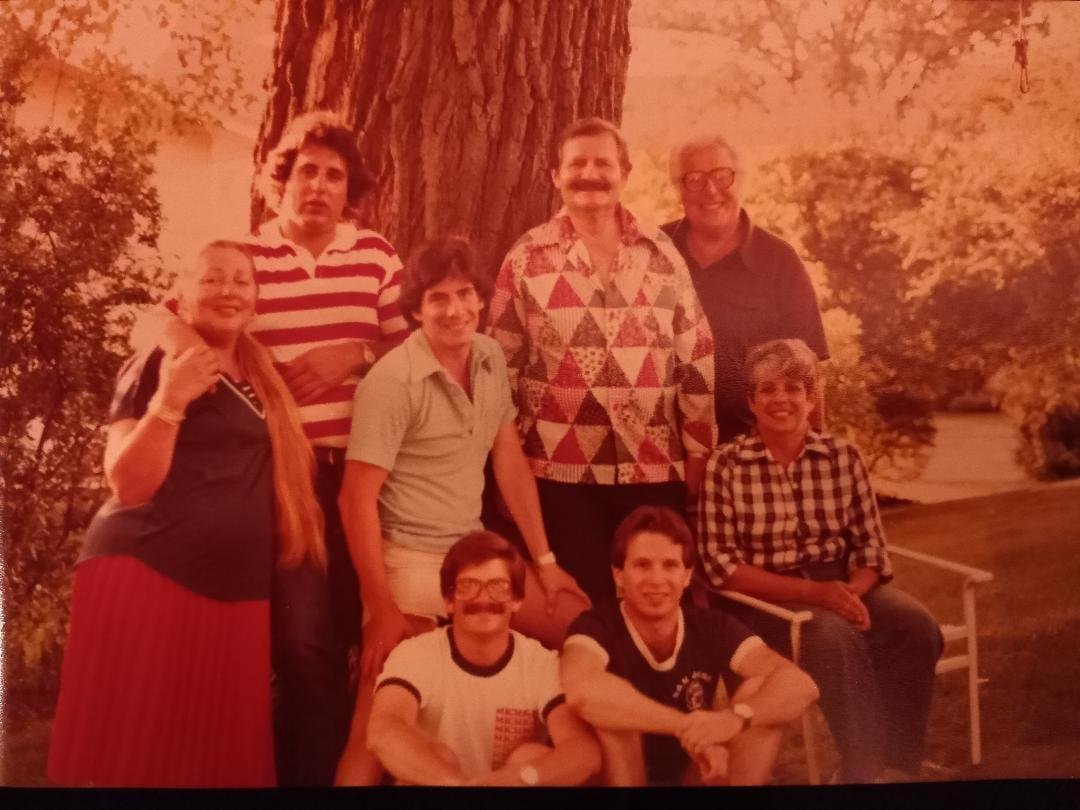 Oh the good old days and uncle Wally and Sandy's backyard!