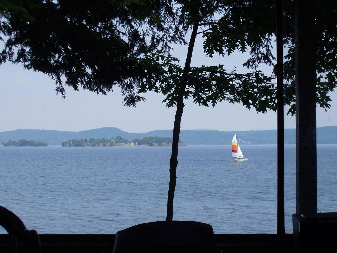 From Kibbe Pt on Grand Isle in Lake Champlain, South Hero, VT