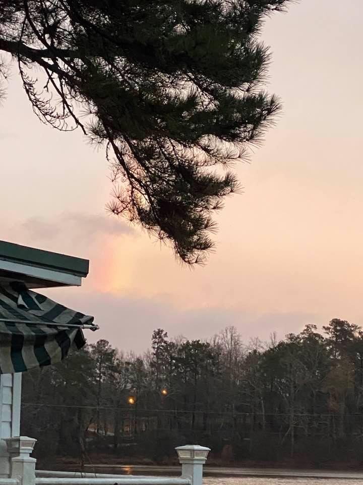 No snow, but we have a rainbow !!