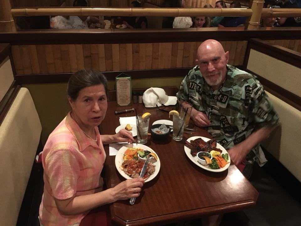 Dinner at Rumba restaurant in Clearwater Florida for my 76th