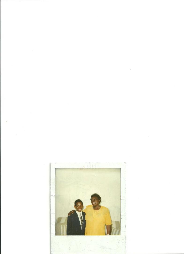 My moms and first born Nicholas at his elementary graduation.