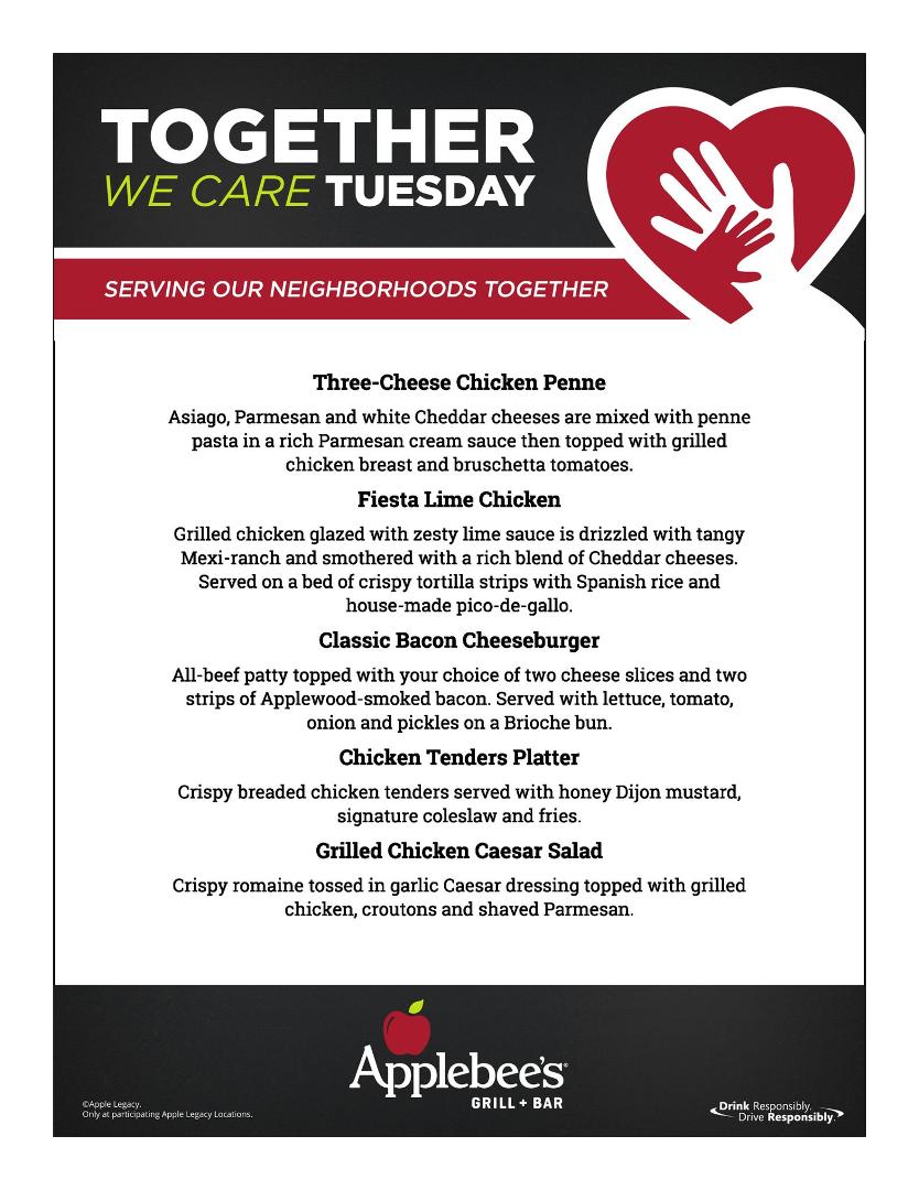 Applebee’s fundraiser for Crossroads to Home is tomorrow night, Tuesday, March 21st at the Columbia Applebee’s from 4:00 – 9:00pm. Be sure and use the menu below that benefits Crossroads to Home. Please share with your fami
