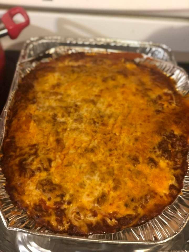 Well since I can’t work I will be home doing a lot of cooking, my take on million dollar  Spaghetti. I hope it’s good 😍😍😍