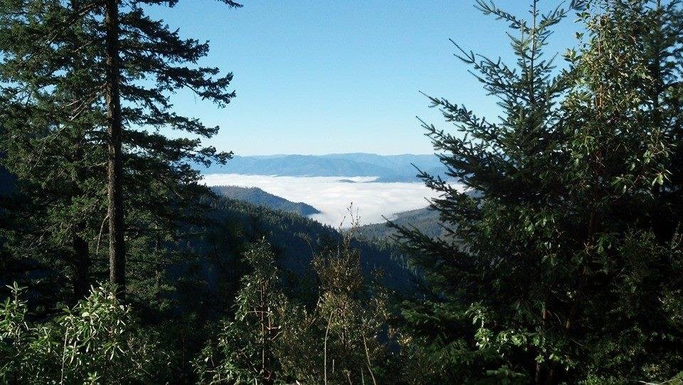 City of Grants Pass cloud cover from Jack Creek