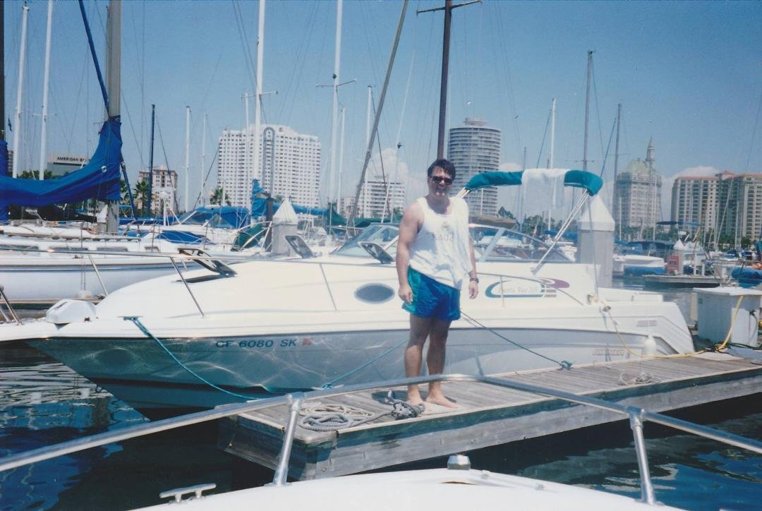 Been a while since I posted a 'throw-back' pic... this was 1996, with my boat... miss it! :(