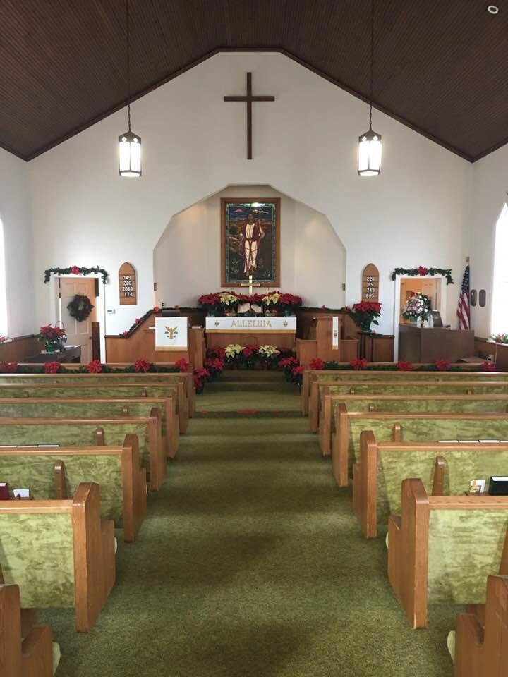 Anne preached at Fairview UMC yesterday. Nice little sanctuary they have there.