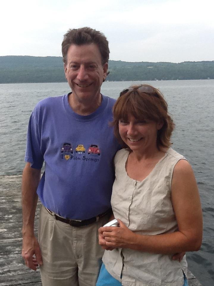 Barb and John M. at the
lake