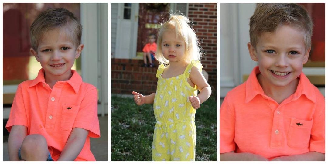 My 3 grand children enjoying the spring on the east coast.