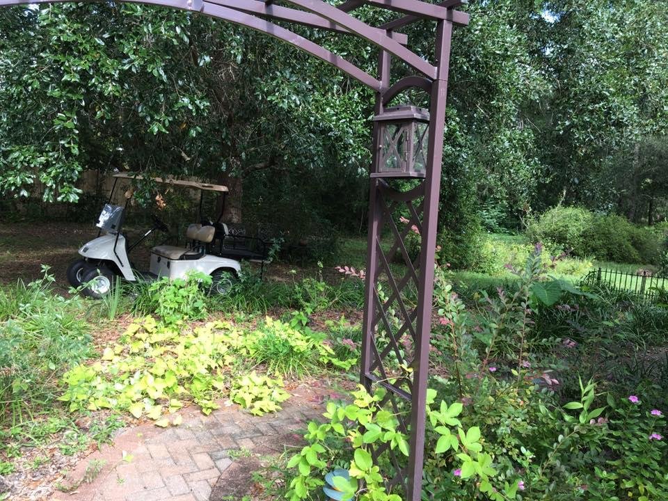 All this done with the help of our handy trailer hauling golf cart and in beautiful weather-soon to change. We're as ready as we can be. Praying for safety and comfort for all in Irma's path.