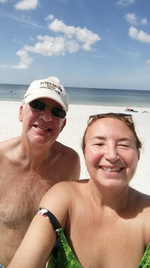 Tough day on the beach at Marco Island!