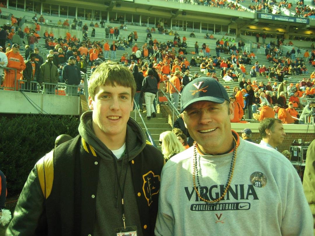 TBT, Reid and Howie Long at UVA Game 2007 or 2008