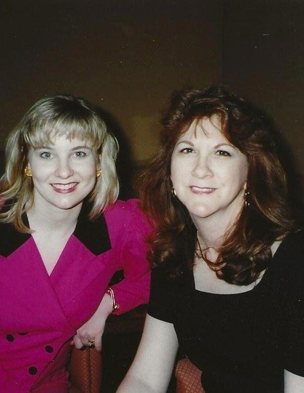 Me and my co-worker, Elise Voskuil Meadows in 1996