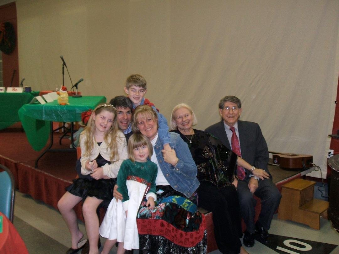 My family at Christmas