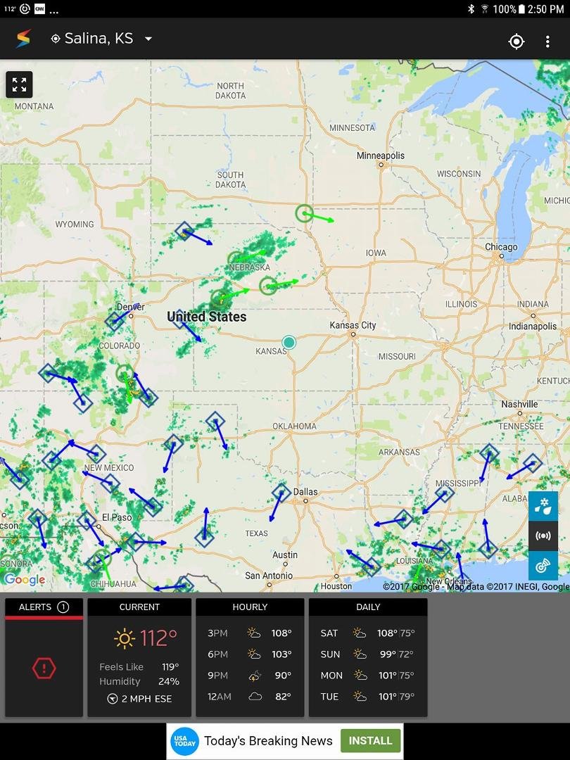 Great temperature and heat index. Stay cool and hydrated.