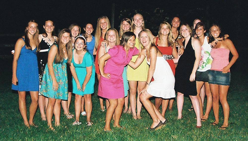 Throwback------Emma & gang backyard birthday party! Emma & Emily's sweet sixteen party! The Red convertible Mustang's we got for them are behind the group shot and not visible, therefore you have to take our word for it!