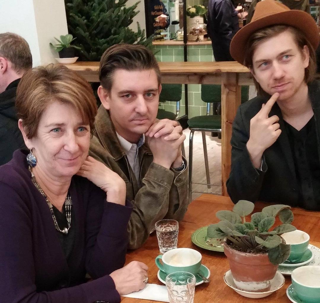 Three years ago on a rare family trip to Toronto. Sure is a communal resemblance going on here.