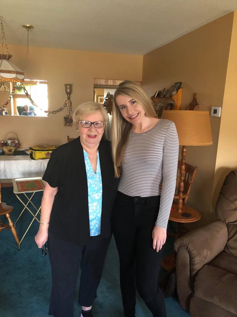 Christmas with my beautiful Grandaughter.