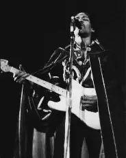 Jimi Hendrix
1970 at the Ventura County Fairgrounds.
I was there.
Were you?
Jim Setzer produced the concert and whereas I wasn't introduced
I got to go backstage with Jim.
Jimi knew he was a great guitarist but didn't thin