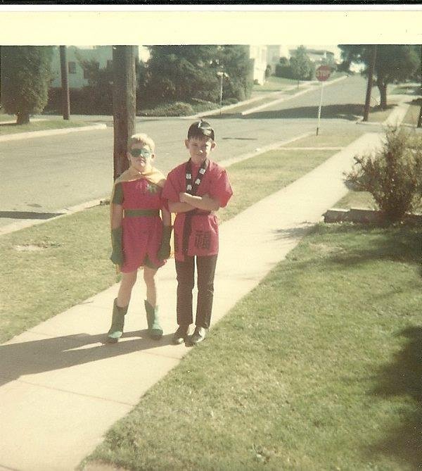 This is what we were doing 50 years ago today! I wasn't very pc, but what did I know. Steve was stylin' though! Right before the school parade at Fairmont 1966.