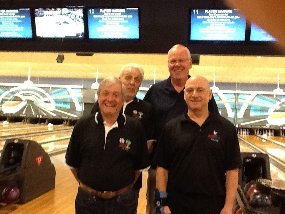 This is team "Elite Physical Therapy". The team consists of Mark Triger on bottom left, John Pella on bottom right, Roy Nygaard on top left and Jim Dunkenberger on top right! Go team!!