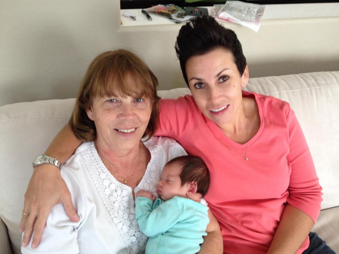 My wife Kathy, daughter Kristi, and granddaughter Kehris.