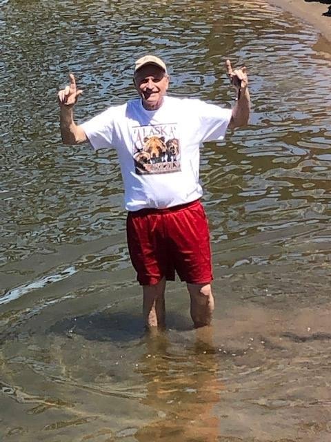 Cooled off in the Colorado River between AZ & Calf.