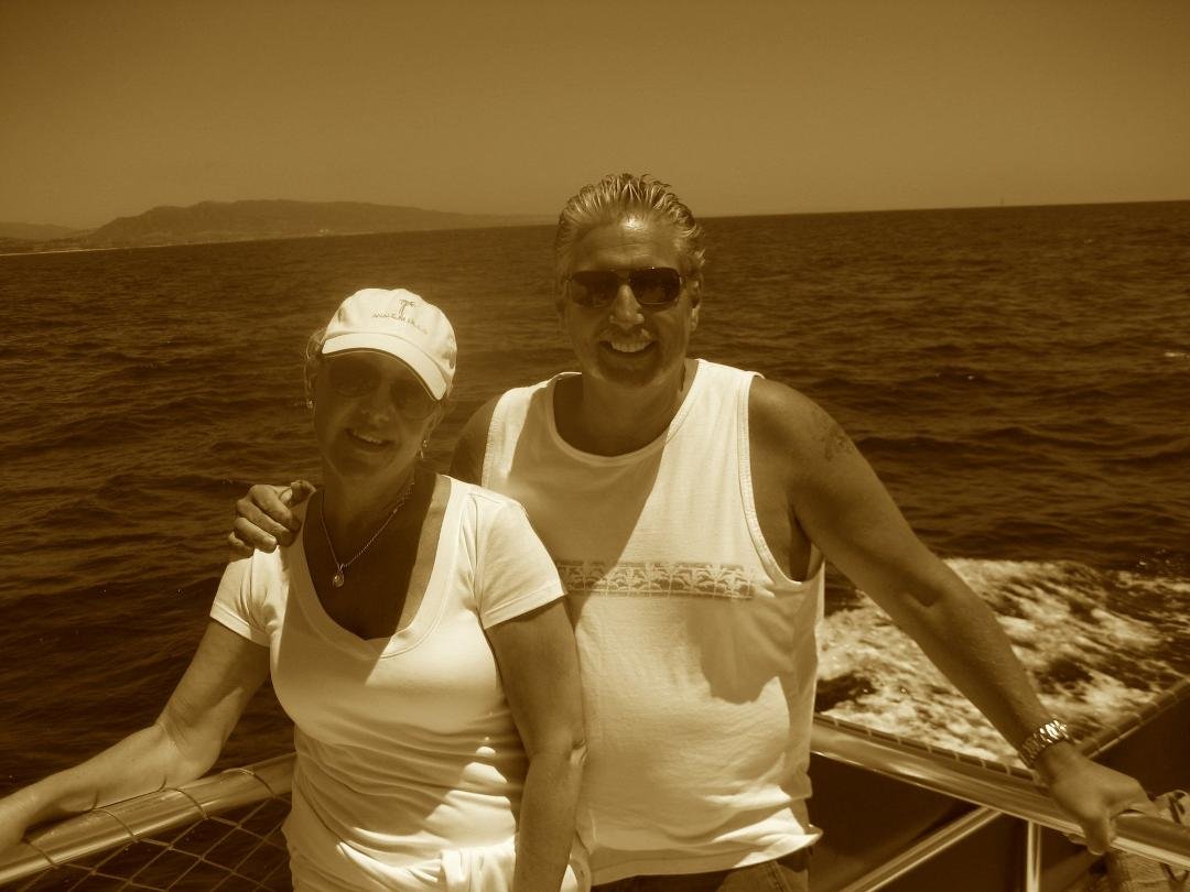 Just enjoying time on our new boat.
