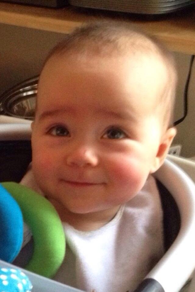 Marlowe's captivating grin.