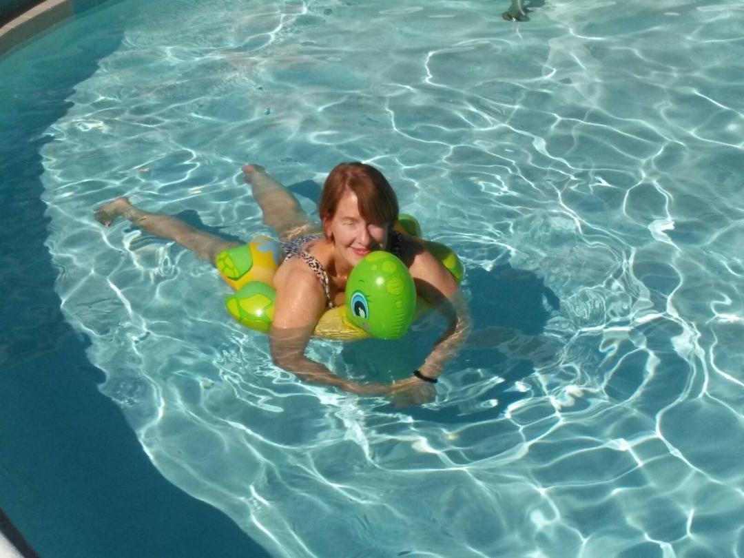 Someday Peggy really must learn how to swim