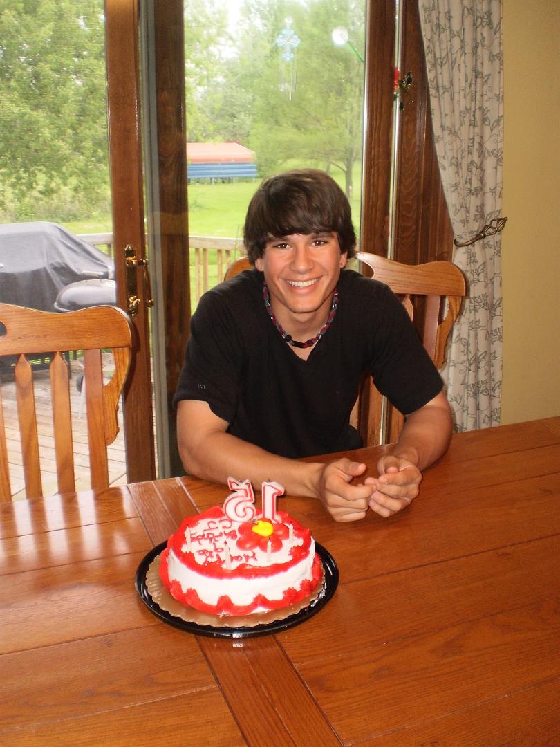 This came up iny memories today. My handsome grandson. Happy Birthday Cj Hernandez 🎂 17 years ago!