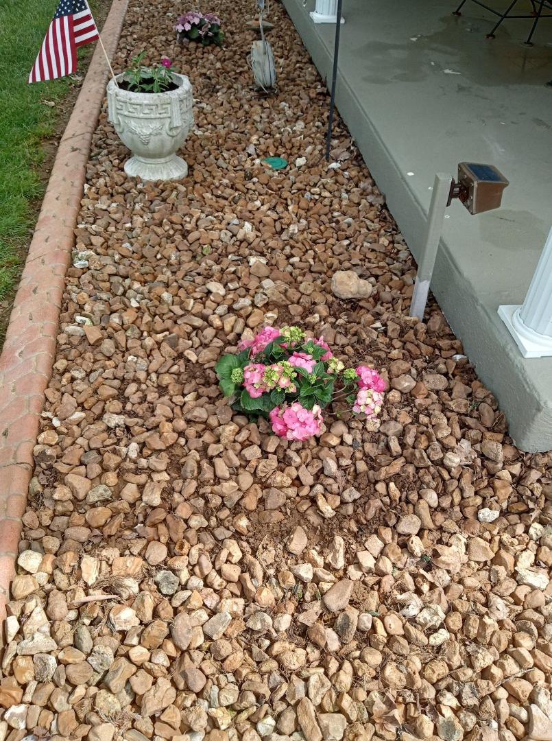 Redid around my porch