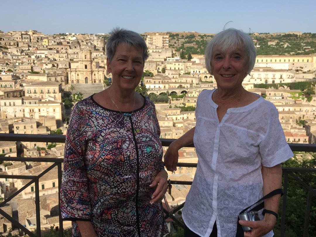Overlooking Modica, Sicily.