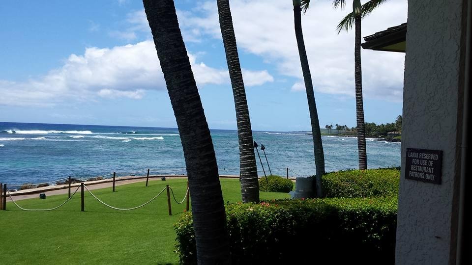 The view from our table at lunch. Ahhhh.