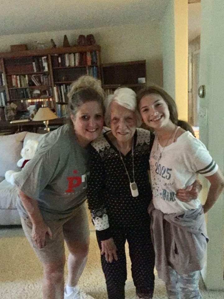 Praying for Dear Great Aunt Honey praying for Gods grace for her