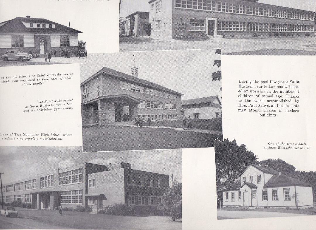 Two Mountains schools we went to.