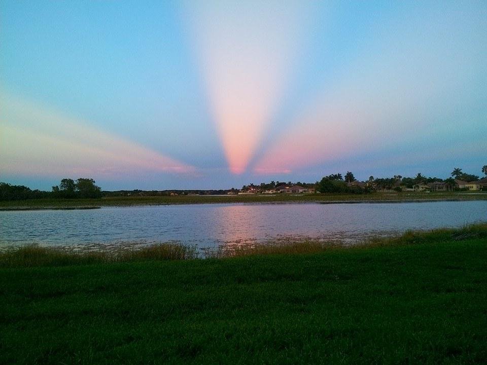 an interesting evening sky