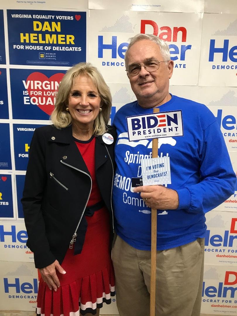 Very proud to be supporting Joe Biden for President. He has been my choice from before the debates. Back in November ‘19, just before the election, I had the opportunity to meet Jill Biden. Although the time was brief,
