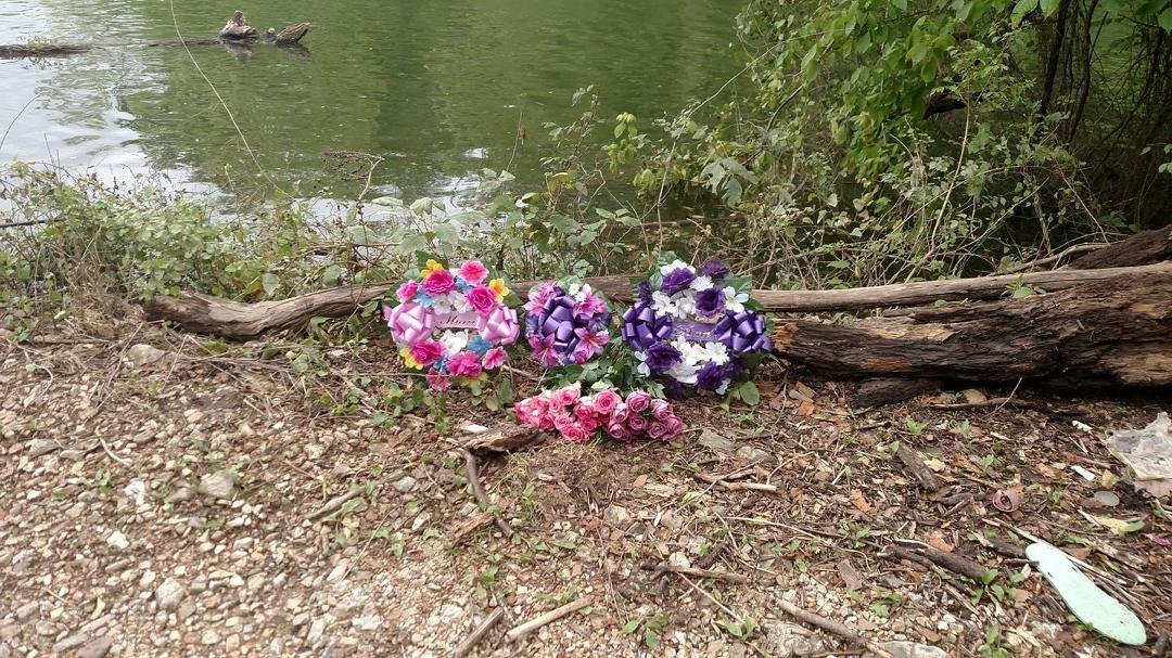 I was down at Cape Fair today. I put out flowers for Grandma, Grandpa and your mom.