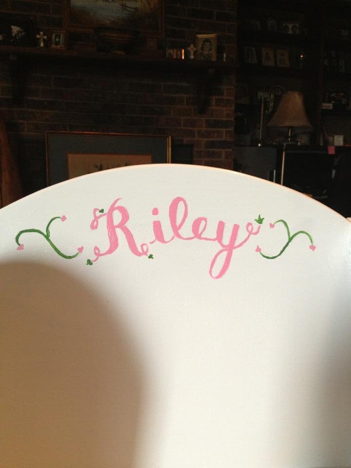 Riley's cradle/rocker.
Our neighbor ordered 2 of these.