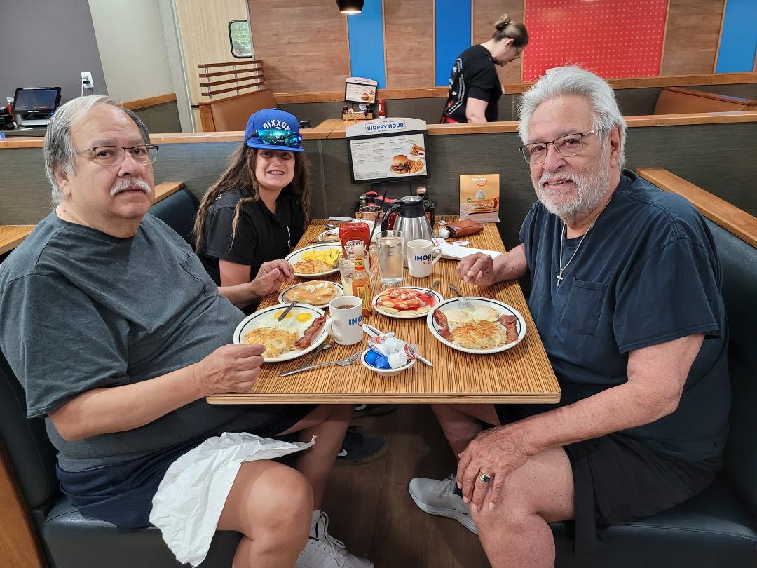 Another birthday breakfast with my 11 year old grandson. Happy birthday Chael. My how time flies