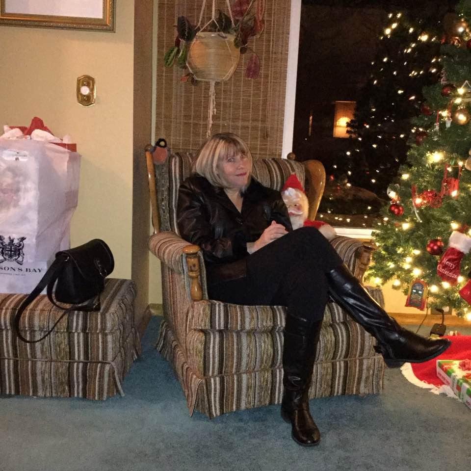 My gorgeous daughter on Christmas Eve.