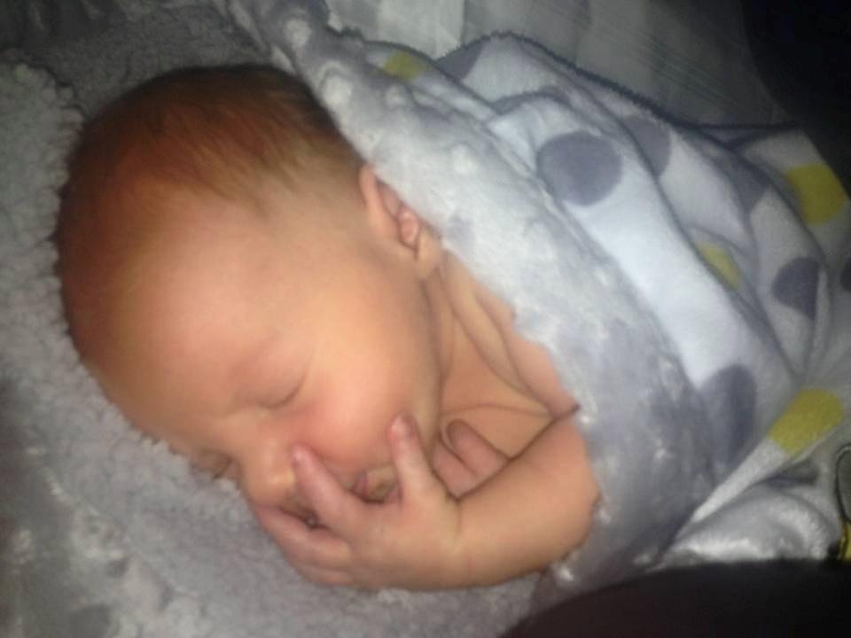 Grandson another pic 4 days old...