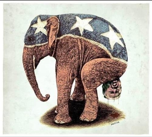 Found this picture! Too bad the GOP has chosen such as POS!