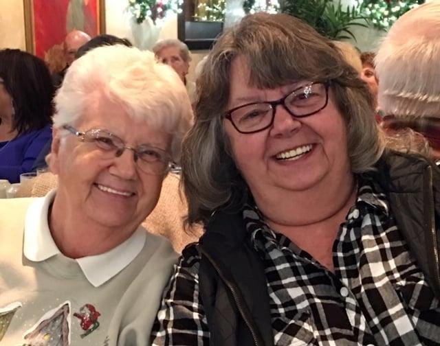 Found this picture of Barbara and sister Dolores, I like it.