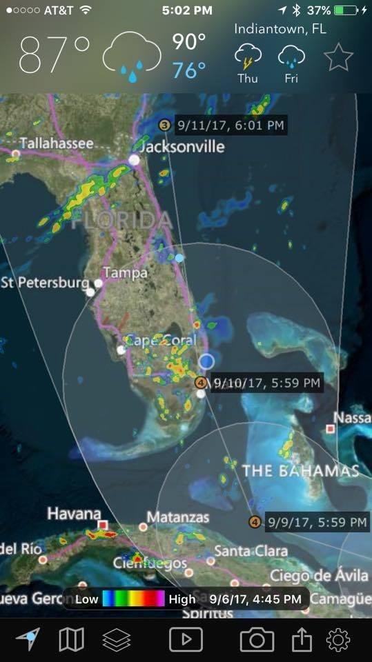 Little BLue dot 1/2 way down the east coast is my house. Got any hot dogs?