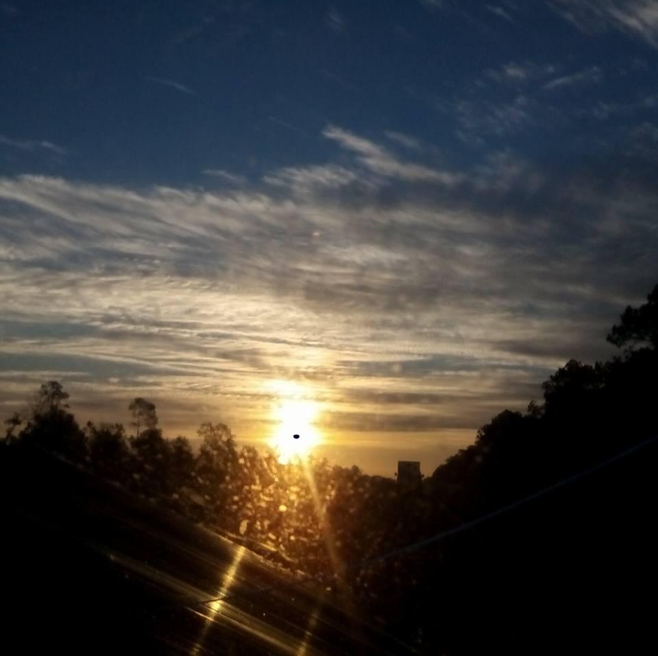 Beautiful sunrise this morning in Florida